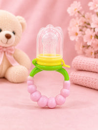 Baby Fruit Feeder & Teether – Pink Edition 🍓