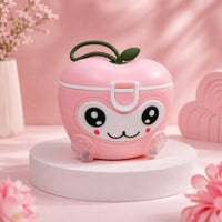 Cute Pink Baby Snack Container with Spoon 🩷